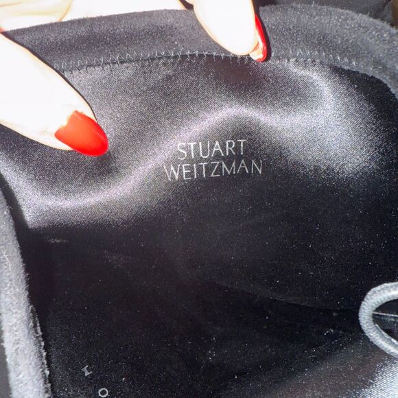 Stuart Weitzman Midland Suede Over The Knee Boot - Black 10 - Picture 13 of 14